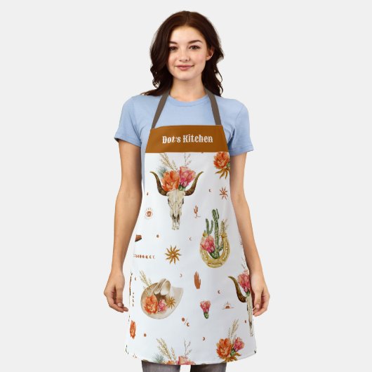 Western Boho Schürze (Getragen)