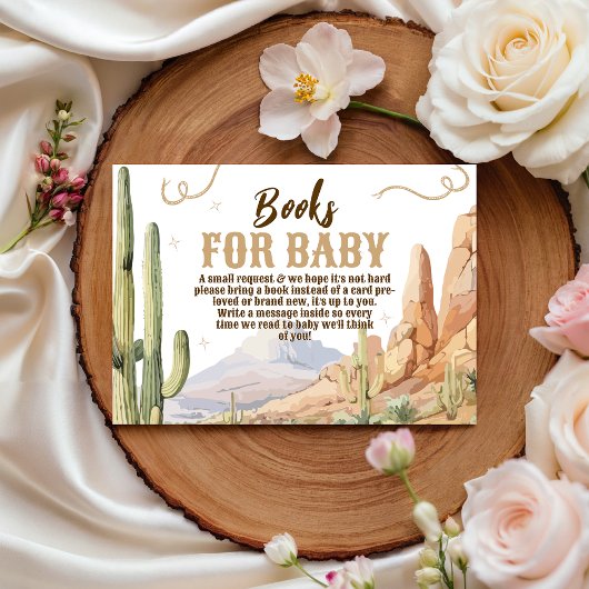 Western Books for Baby Card Begleitkarte