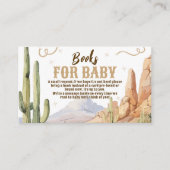 Western Books for Baby Card Begleitkarte (Vorderseite)