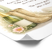 Western Boots Baby Shower Activity Guess How Many Poster (Ecke)