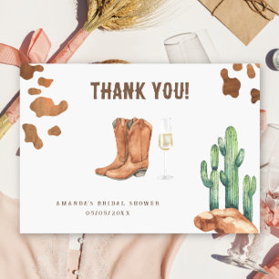Western Boots & Bubbly Danke Brautdusche 