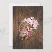 Western Boots Saddle Up Next Chapter Bridal Shower Einladung (Rückseite)