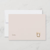 Western Boy Baby Shower Activity Prayers For Baby Dankeskarte (Rückseite)