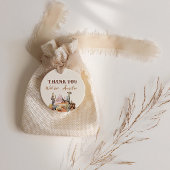 Western Boy Ein kleiner Cowboy Rustikale Babydusch Geschenkanhänger