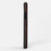 Western Braun Leder Orange Damask iPhone5 Gehäuse Case-Mate iPhone Hülle (Hinten/Rechts)