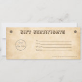 Western braun mit Logo Süd Geschenkgutschein (Rückseite)