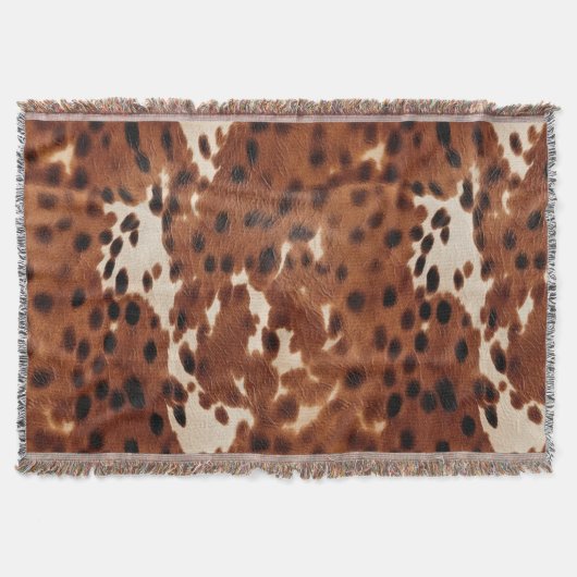 Western-Brauncreme-Hülle Decke (Vorderseite)