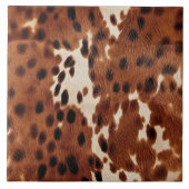 Western-Brauncreme-Hülle Fliese (Vorderseite)