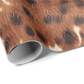 Western-Brauncreme-Hülle Geschenkpapier (Rolleneckpunkt)