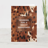 Western-Brauncreme-Hülle Karte (Vorderseite)