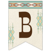 Western Brautparty Braut zu DIY-Banner Wimpelkette (Erste Fahne)