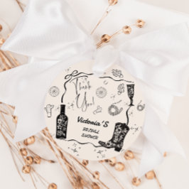 Western Brautparty Vielen Dank Geschenkanhänger