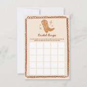 Western Bridal Bingo Game Card Einladung (Vorderseite)