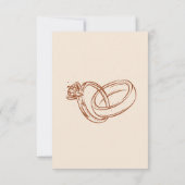 Western Bridal Bingo Game Card Einladung (Rückseite)