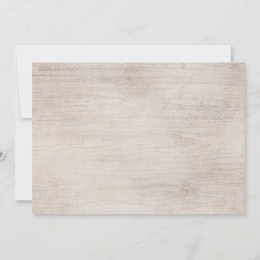 Western Bridal Dusche Einladung (Rückseite)