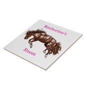 Western Bronco Raum Fliese (Seite)