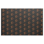 Western-Bronzecowboyhut-und Stiefel-Druck-Gewebe Stoff (Fat Quarter (45,7 x 55,9 cm))