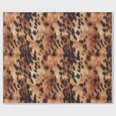 Western Brown Black Cowhide Animal Geschenkpapier (Flach)