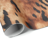 Western Brown Black Cowhide Animal Geschenkpapier (Rolleneckpunkt)