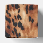 Western Brown Black Cowhide Animal Geschenkschachtel (Oben)