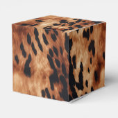 Western Brown Black Cowhide Animal Geschenkschachtel (Rückseite)