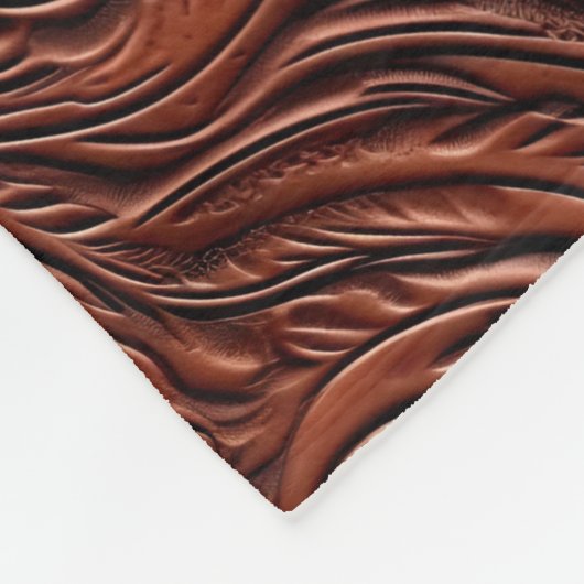 Western Brown Bohemisch Art Fleecedecke (Ecke)