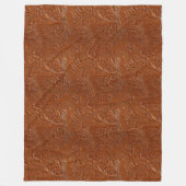 Western Brown Bohemisch Art Fleecedecke (Vorderseite)