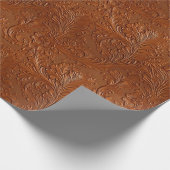 Western Brown Bohemisch Art Geschenkpapier (Ecke)