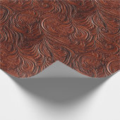 Western Brown Bohemisch Art Geschenkpapier (Ecke)