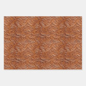 Western Brown Bohemisch Art Geschenkpapier Set (Vorderseite 3)