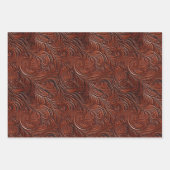 Western Brown Bohemisch Art Geschenkpapier Set (Vorderseite 2)