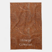 Western Brown Bohemisch Art Geschirrtuch (Vertikal)