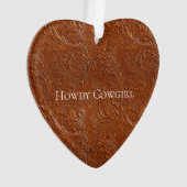 Western Brown Bohemisch Art Ornament (Vorderseite)