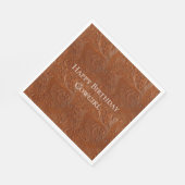 Western Brown Bohemisch Art Serviette (Ecke)