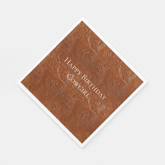 Western Brown Bohemisch Art Serviette (Ecke)