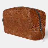 Western Brown Bohemisch Art Waschbeutel (Rechte Ecke)