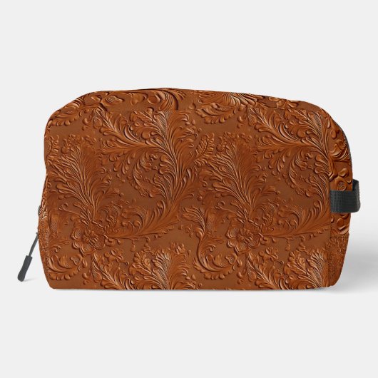 Western Brown Bohemisch Art Waschbeutel (Rückseite)