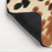 Western Brown Cowgirl Cowhide Mousepad (Ecke)