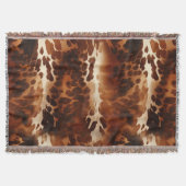 Western Brown Cowhide Decke (Vorderseite)