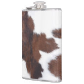 Western Brown Cowhide Flachmann (Links)