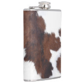 Western Brown Cowhide Flachmann (Rechts)