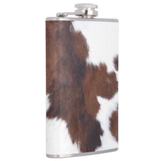 Western Brown Cowhide Flachmann (Rechts)