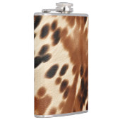 Western Brown Cowhide Flachmann (Rechts)