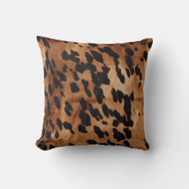 Western Brown Cowhide Kissen