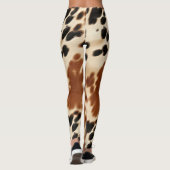 Western Brown Cowhide Leggings (Rückseite)