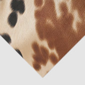 Western Brown Cowhide Seidenpapier (Detail)