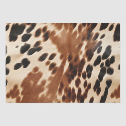 Western Brown Cowhide Seidenpapier (Vorderseite)