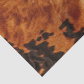 Western Brown Cowhide Seidenpapier (Detail)