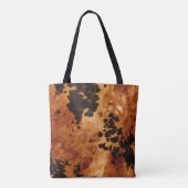 Western Brown Cowhide Tasche (Rückseite)