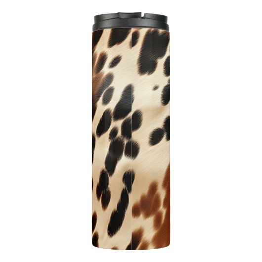 Western Brown Cowhide Thermosbecher (Rückseite)